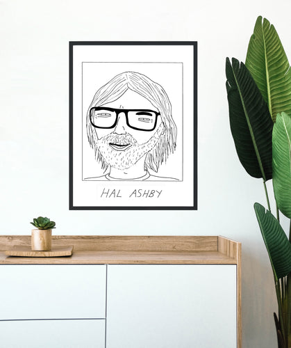 Badly Drawn Hal Ashby Poster - BUY 2 GET 3RD FREE ON ALL PRINTS