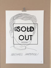 SOLD OUT - Badly Drawn Michael Imperioli - Original Drawing - A2.