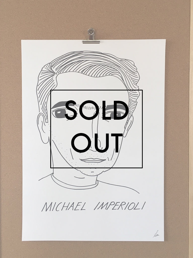 SOLD OUT - Badly Drawn Michael Imperioli - Original Drawing - A2.