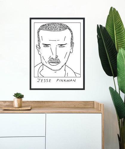 Badly Drawn Jesse Pinkman - Poster - BUY 2 GET 3RD FREE ON ALL PRINTS