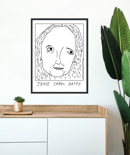Badly Drawn Joyce Carol Oates - Poster - BUY 2 GET 3RD FREE ON ALL PRINTS