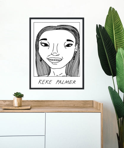 Badly Drawn Keke Palmer  - Poster - BUY 2 GET 3RD FREE ON ALL PRINTS
