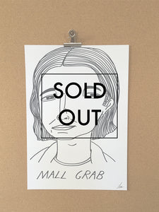 SOLD - Badly Drawn Mall Grab - Original Drawing - A3.