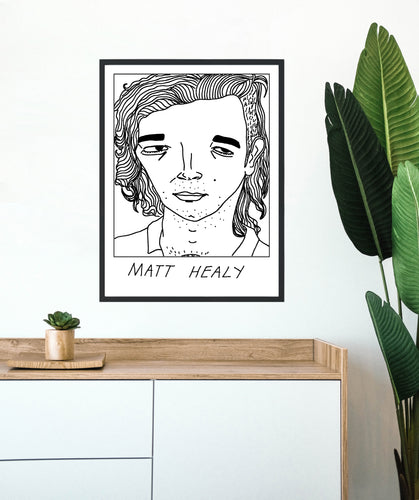 Badly Drawn Matt Healy - Poster - BUY 2 GET 3RD FREE ON ALL PRINTS