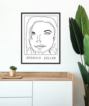 Badly Drawn Monica Geller - Poster - BUY 2 GET 3RD FREE ON ALL PRINTS