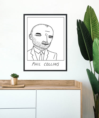 Badly Drawn Phil Collins - Poster - BUY 2 GET 3RD FREE ON ALL PRINTS