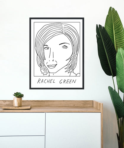 Badly Drawn Rachel Green - Poster - BUY 2 GET 3RD FREE ON ALL PRINTS