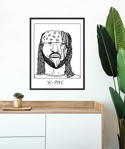 Badly Drawn X-Pac - Poster - BUY 2 GET 3RD FREE ON ALL PRINTS