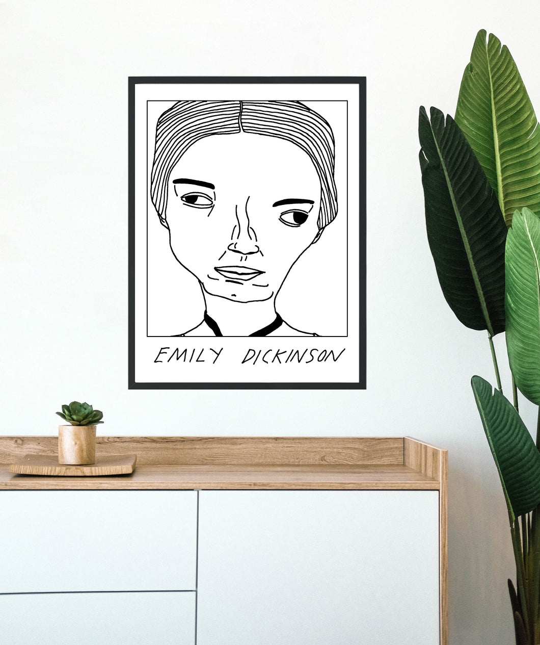 Badly Drawn Emily Dickinson - Poster - BUY 2 GET 3RD FREE ON ALL PRINTS
