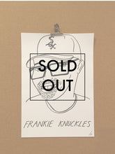 SOLD OUT - Badly Drawn Frankie Knuckles - Original Drawing - A3.