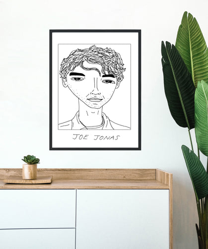 Badly Drawn Celebs - Joe Jonas - Poster - BUY 2 GET 3RD FREE ON ALL PRINTS