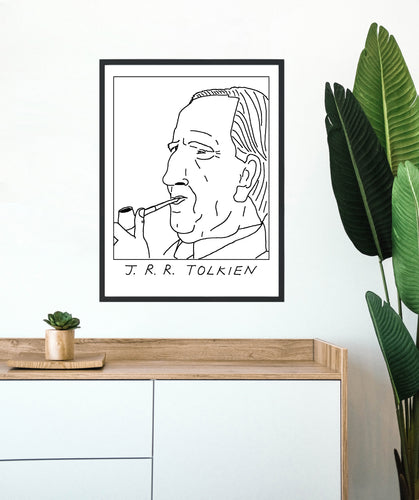 Badly Drawn J.R.R. Tolkien - Poster - BUY 2 GET 3RD FREE ON ALL PRINTS