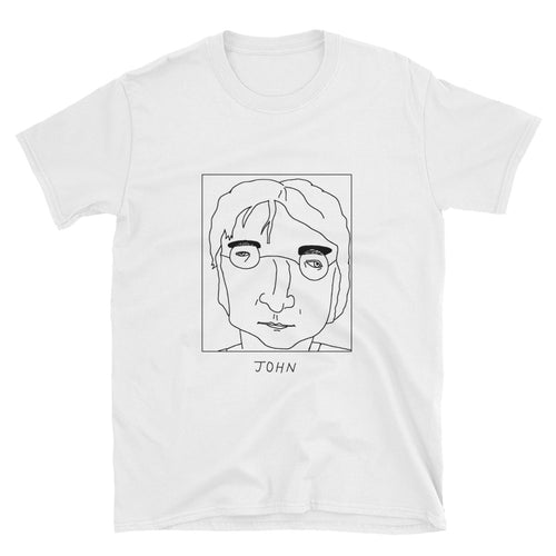 Badly Drawn John Lennon - The Beatles - Unisex T-Shirt