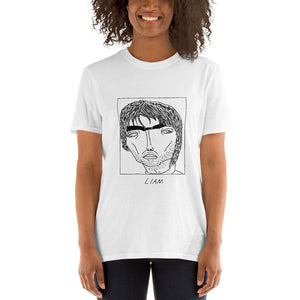 Badly Drawn Liam Gallagher / Oasis - Unisex T-Shirt - Badly Drawn Celebs x Shit Indie Disco