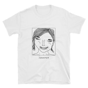 Badly Drawn Jennifer Lawrence - Unisex T-Shirt