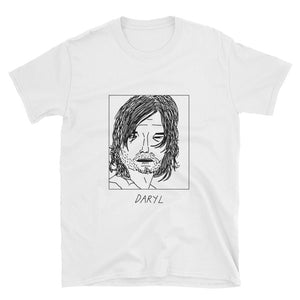 Badly Drawn Daryl Dixon - The Walking Dead - Unisex T-Shirt