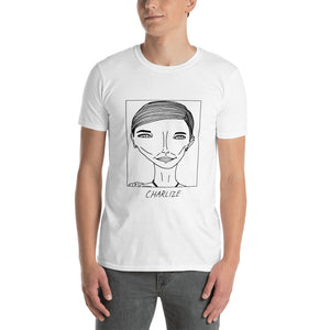 Badly Drawn Charlize Theron -  Unisex T-Shirt
