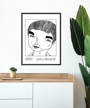 Badly Drawn Noel Gallagher - Poster - BUY 2 GET 3RD FREE ON ALL PRINTS
