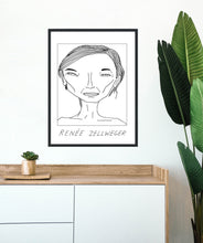 Badly Drawn Celebs - Renee Zellweger - Poster - BUY 2 GET 3RD FREE ON ALL PRINTS