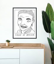 Badly Drawn Simone De Beauvoir - Poster - BUY 2 GET 3RD FREE ON ALL PRINTS