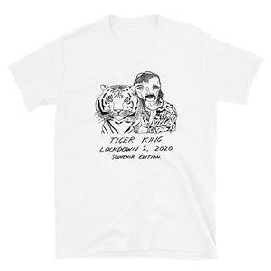 Badly Drawn Joe Exotic - The Tiger King - Souvenir Edition - Unisex T-Shirt