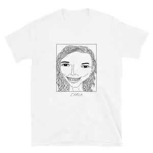 Badly Drawn Celebrities - Carla Lalli Music - Unisex T-Shirt - FREE Worldwide Delivery