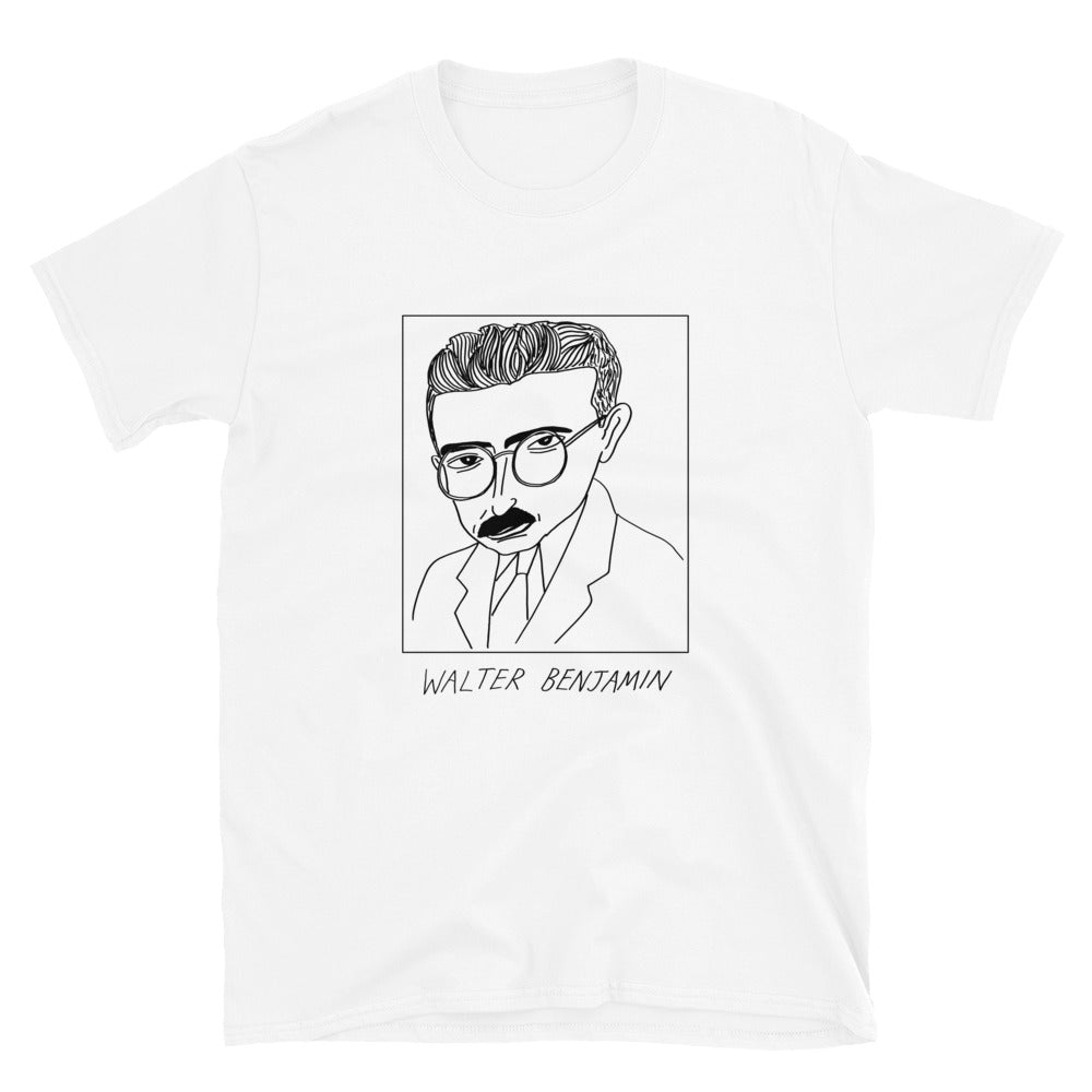 Badly Drawn Walter Benjamin - Unisex T-Shirt