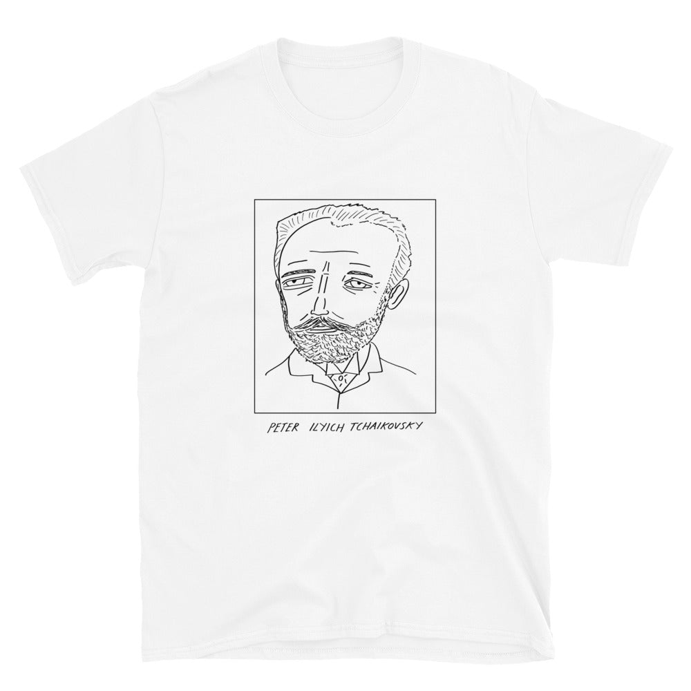 Badly Drawn Peter Ilyich Tchaikovsky - Unisex T-Shirt