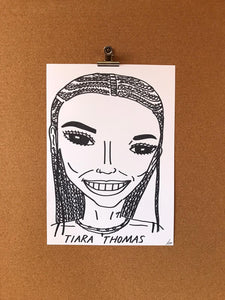 Badly Drawn Celebs - Tiara Thomas - Grammys 2021 (Original Artwork - A3)