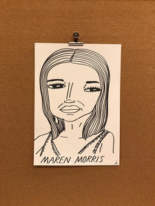 Badly Drawn Celebs - Maren Morris - Grammys 2021 (Original Artwork - A3)
